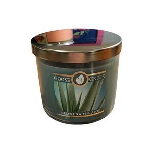 Goose Creek Desert Rain & Aloe Scented Candle 3 Wick 14.5oz